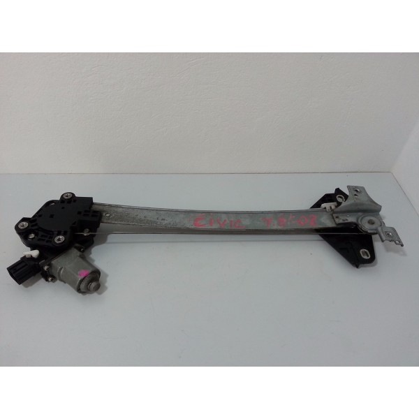 Maquina Vidro Eletrico Traseira Esquerda Civic 2007 A 2016