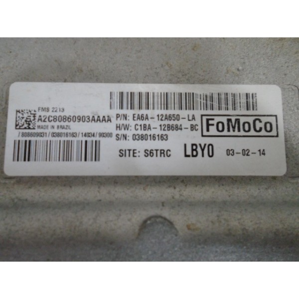 Modulo De Injeçao Ford New Fiesta 2014