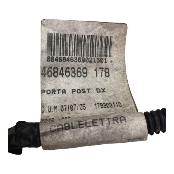 Chicote Porta Traseira Ld Fiat Palio 1.8r Elx 2009/10