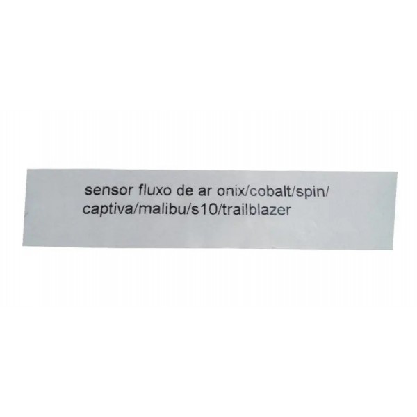 Sensor Fluxo Ar Onix Prisma Cobalt Spin 1.4 1.8