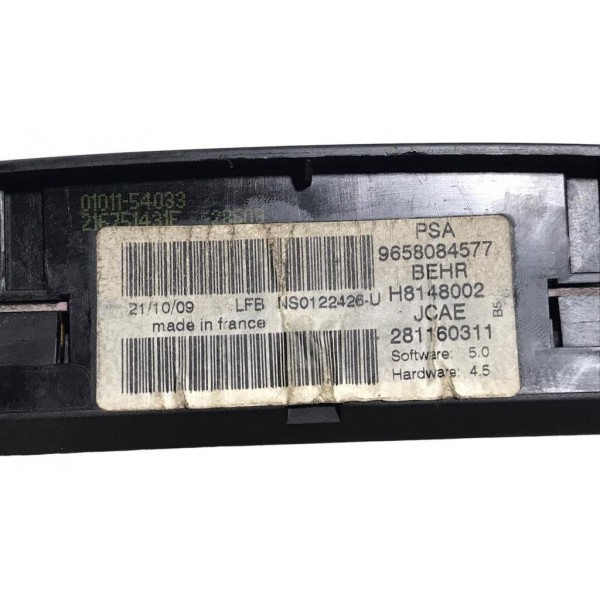 Comando Ar Condicionado Digital Citroen C4 2.0 16v 2009/10