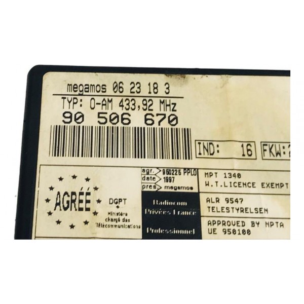 Modulo Conforto Chevrolet Vectra Astra Zafira 1997/2005