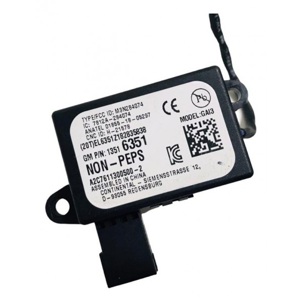 Cilindro Ignição C/antena Gm Onix/prisma 2013/2019 E11185799