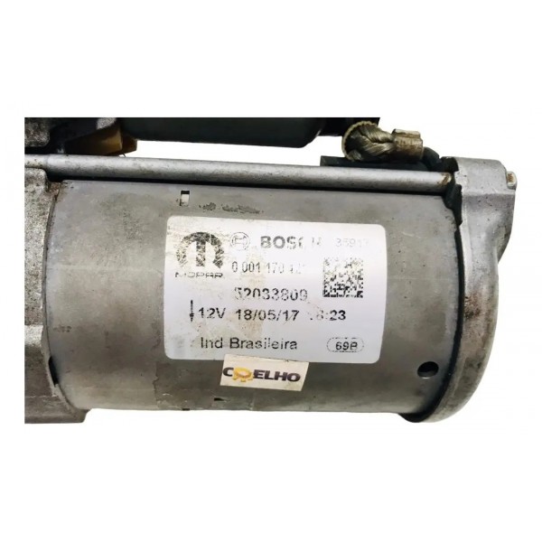 Motor Arranque Partida Fiat Argo Mobi 1.0 3cc 2017/2018