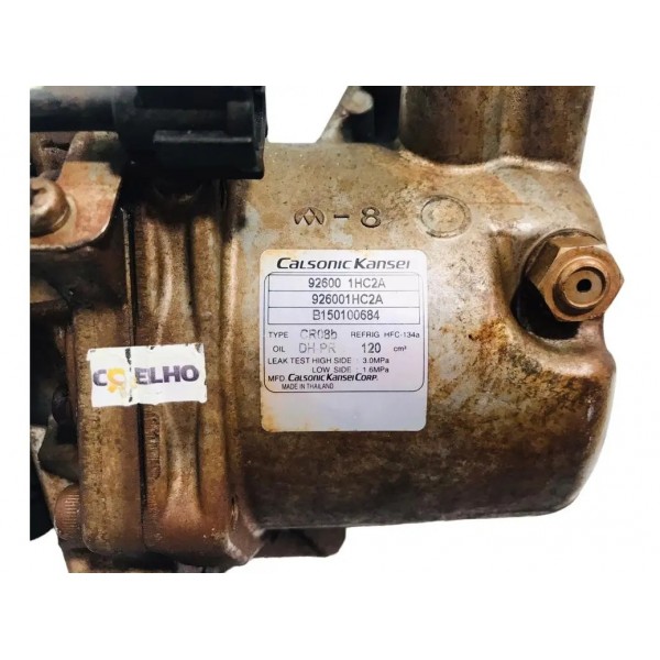 Compressor Ar Condicionado Nissan March 1.0 3cc 2016