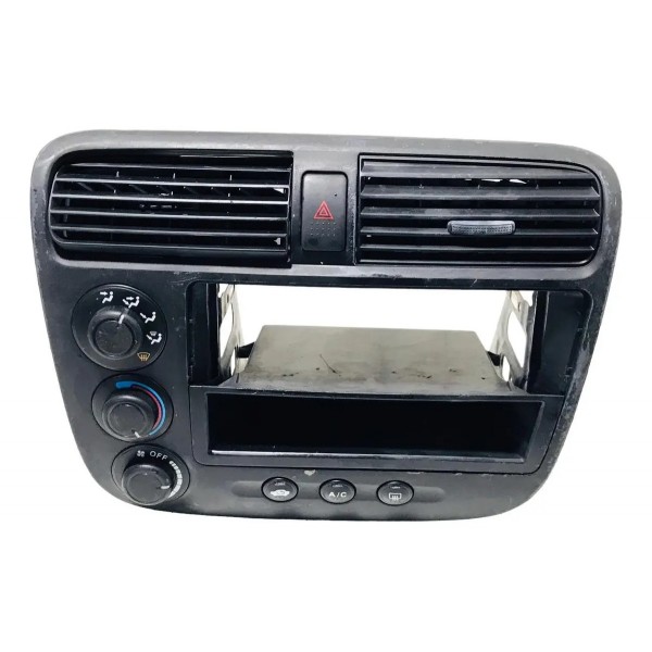 Moldura Painel Comando De Ar C/difusores Honda Civic 13/2015