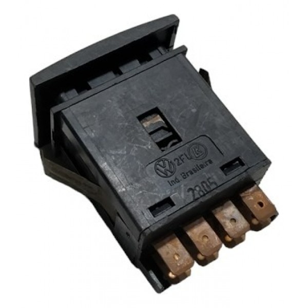 Botão Interruptor De Pisca Alerta Vw 377953235 A120 Preto