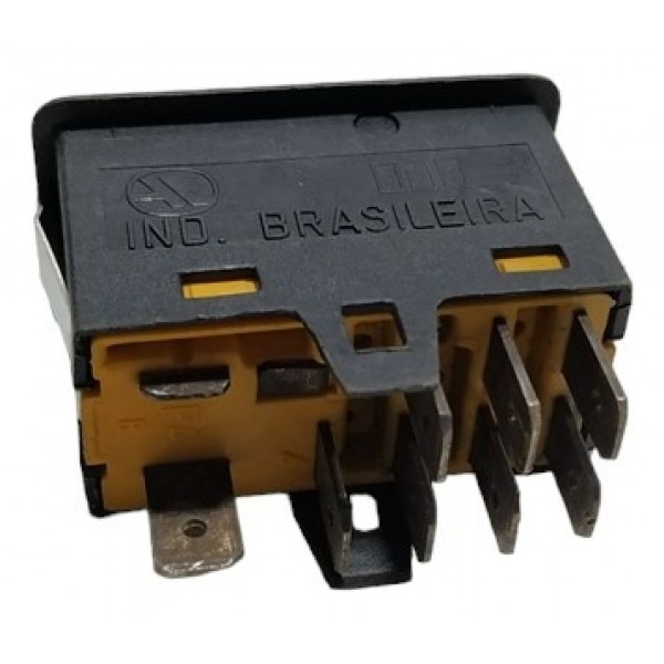 Botão Interruptor De Pisca Alerta Vw 337953235-1 A127 Preto