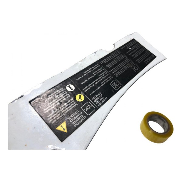 Adesivo Advertencia Painel Frontal Renault Sandero 1.6 2011