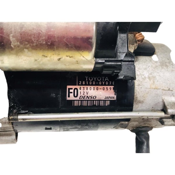 Motor De Arranque Toyota Etios 1.5 2014 28100-0y070 Detalhe