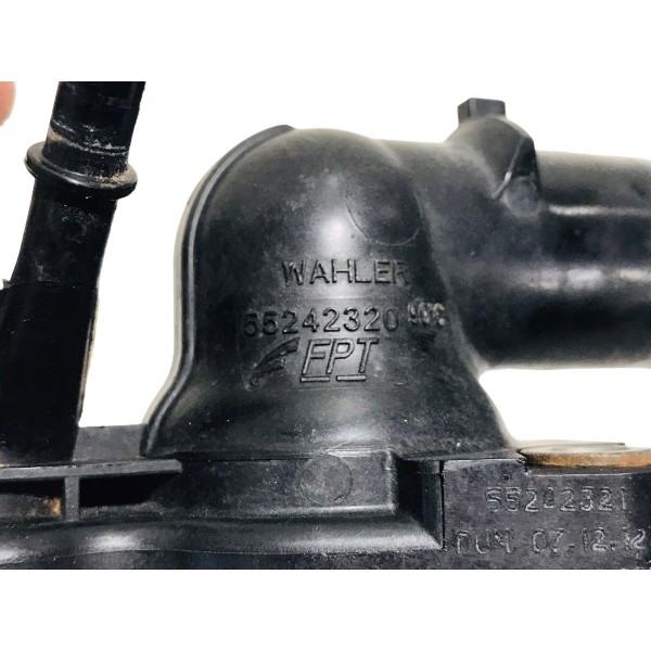 Carcaça Válvula Termostática Fiat Punto Sporting 1.8 2014/15