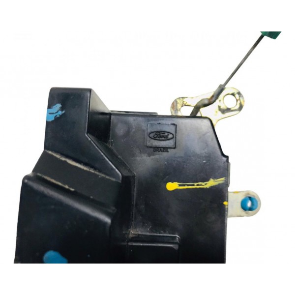 Fechadura Elétrica Dianteira Esquerda Ford Fiesta 1.0 2010 Preto