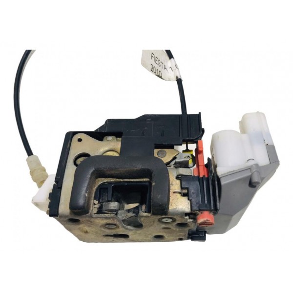 Fechadura Elétrica Traseira Esquerda Ford Fiesta 2010 Preto