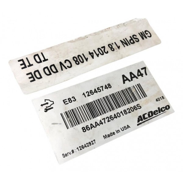 Módulo Injeção Chevrolet Cobalt Spin 1.8 2014