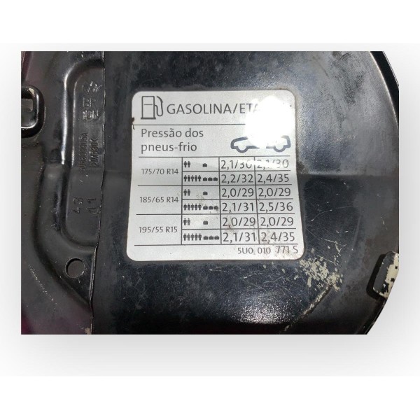 Tampa Portinhola Tanque Combustível Volkswagen Gol G5 2011