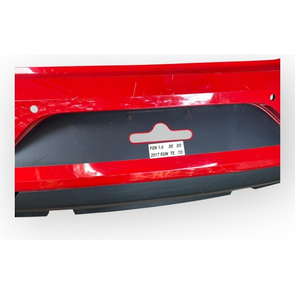 Parachoque Traseiro Volkswagen Fox 1.6 Run 2017 C/furo