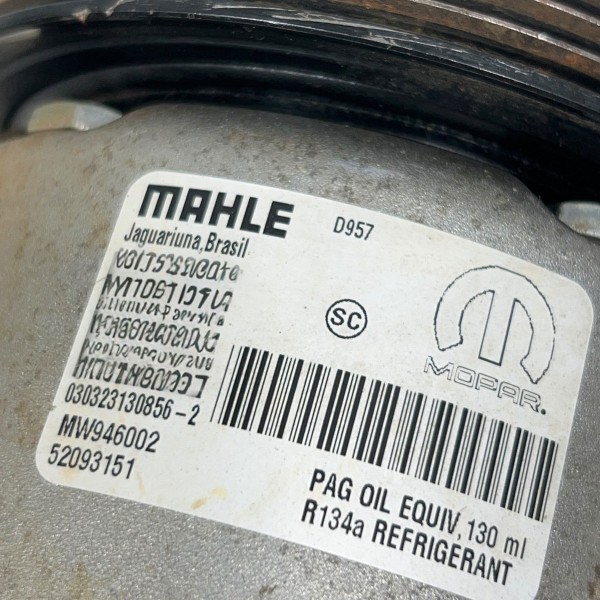 Compressor Ar Condicionado Argo 1.0 3c 2019