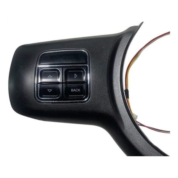 Moldura Volante Fiat Uno Mobi Strada 2015/21 C/botão Comando