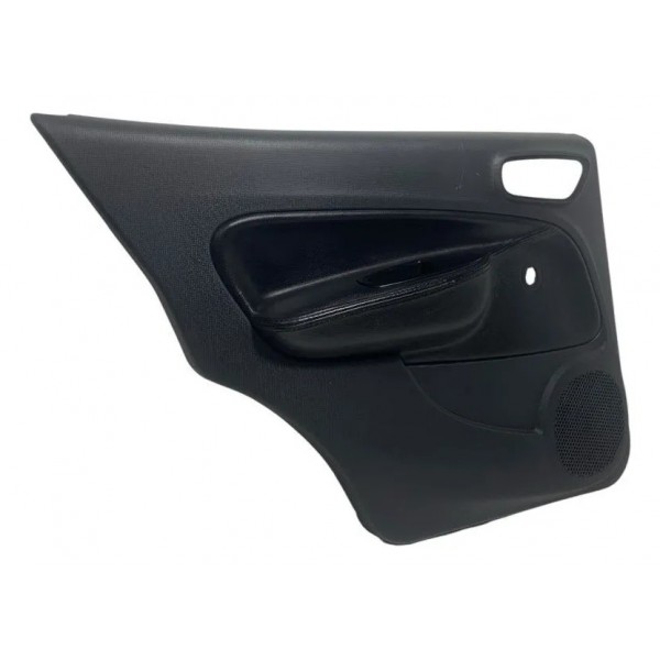 Forro Porta C/ Couro Tras Esquerdo Fiat Uno Way 2015/2020 Preto