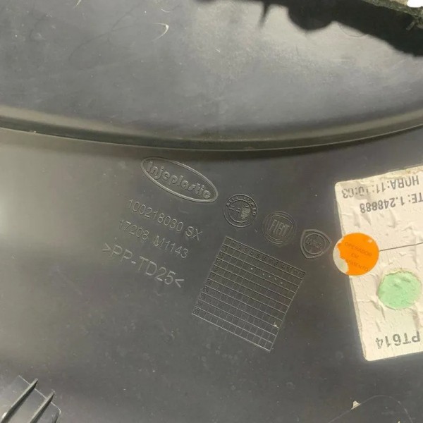 Forro Porta C/ Couro Tras Esquerdo Fiat Uno Way 2015/2020 Preto