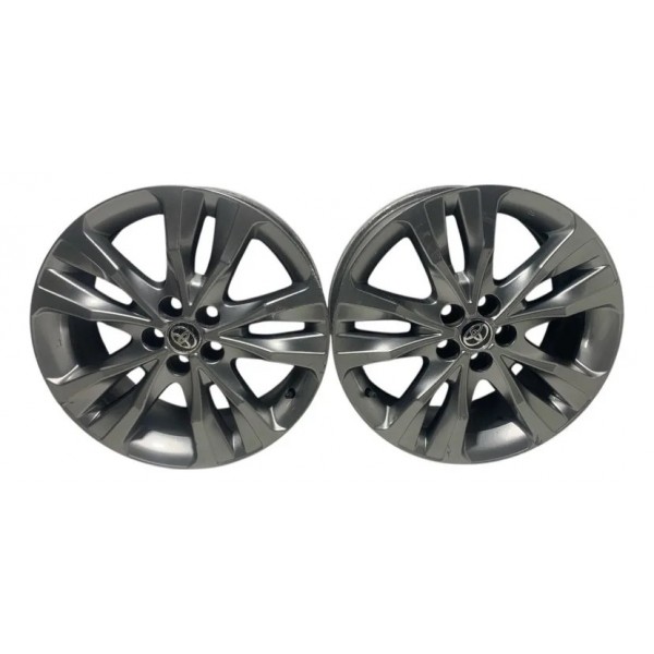 Par Rodas Aro 16 Toyota Corolla Xei 2018/2019 Original Prateado