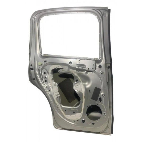Porta Traseira Esquerda Citroen C3 1.5 2013/2020 Traseira Esquerdo Prateado