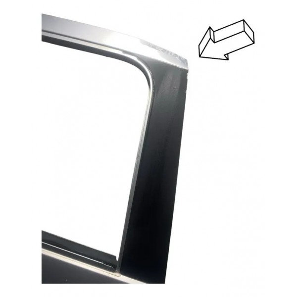 Porta Traseira Direita Gol G5 1.0 2009 A 2013 C/detalhe Traseira Direita Prateado