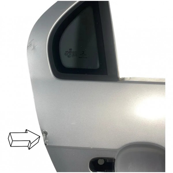 Porta Traseira Direita Gol G5 1.0 2009 A 2013 C/detalhe Traseira Direita Prateado